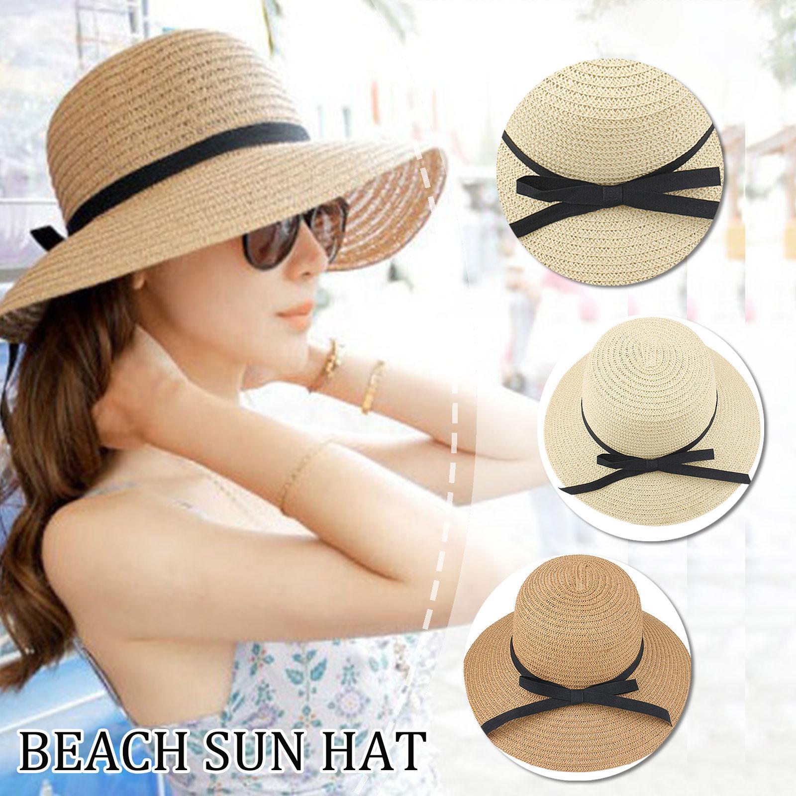 Hat Floppy Wide - Yazlık hasır şapka büyük geniş kenarlı