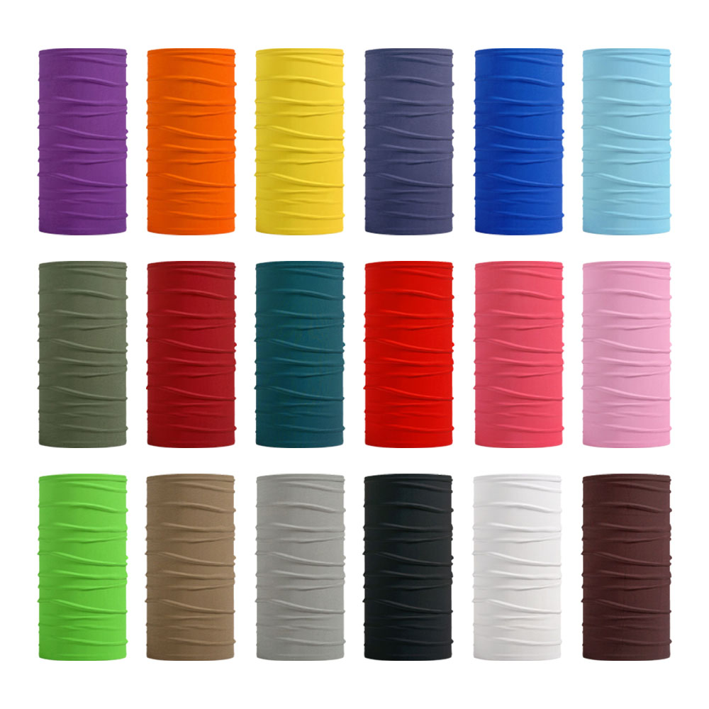 Headband Summer Knit - Dikişsiz Düz Renk Bandanalar Erkek Kadın