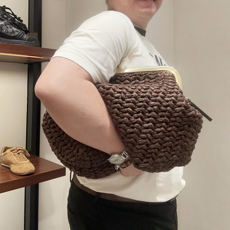 El yapımı Kisslock Çerçeveli O - Crochet Bag Raffia incelemesi ve fiyatı