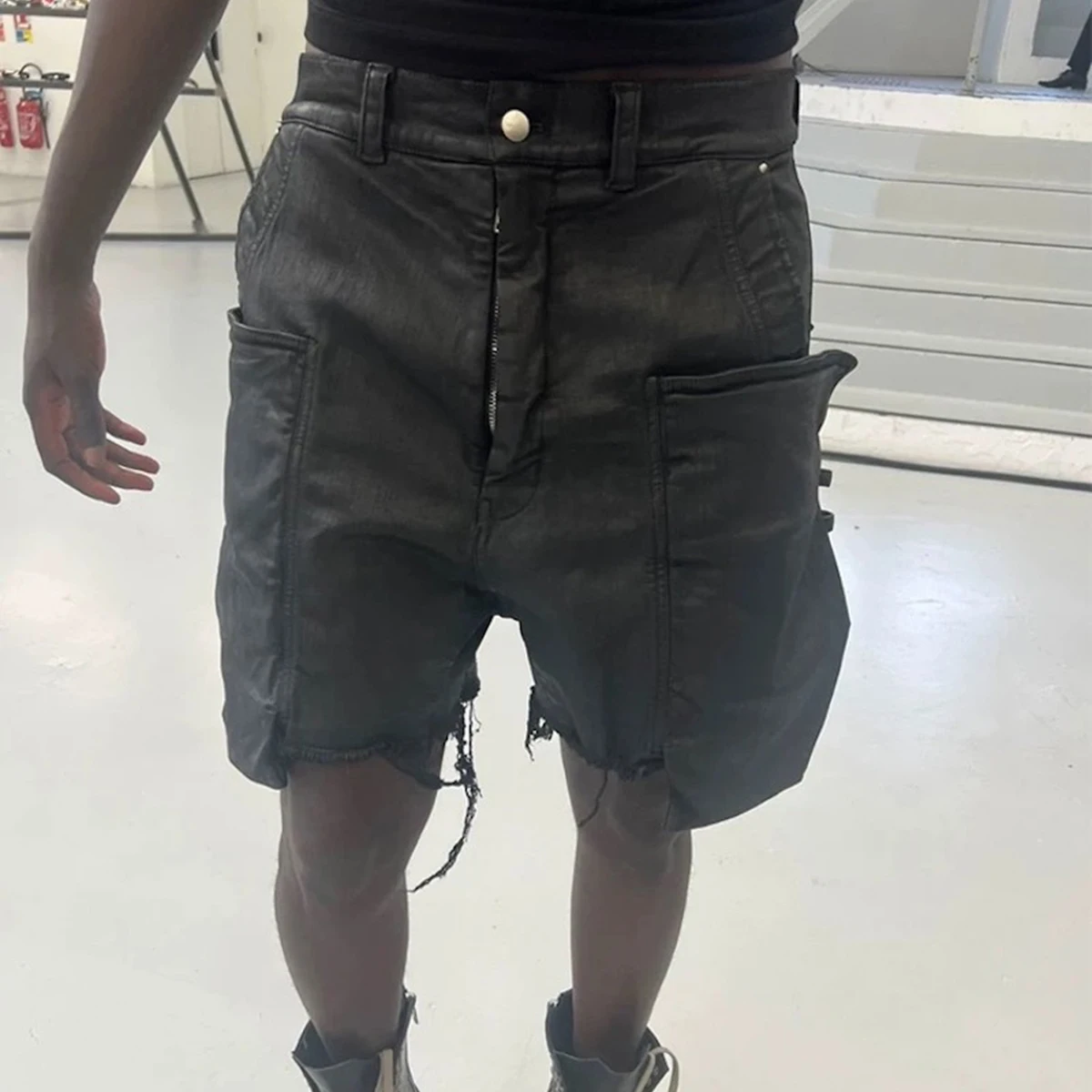Sokak Modası Yeni Yaz Fırçalı  - Shorts Denim Frayed incelemesi ve fiyatı
