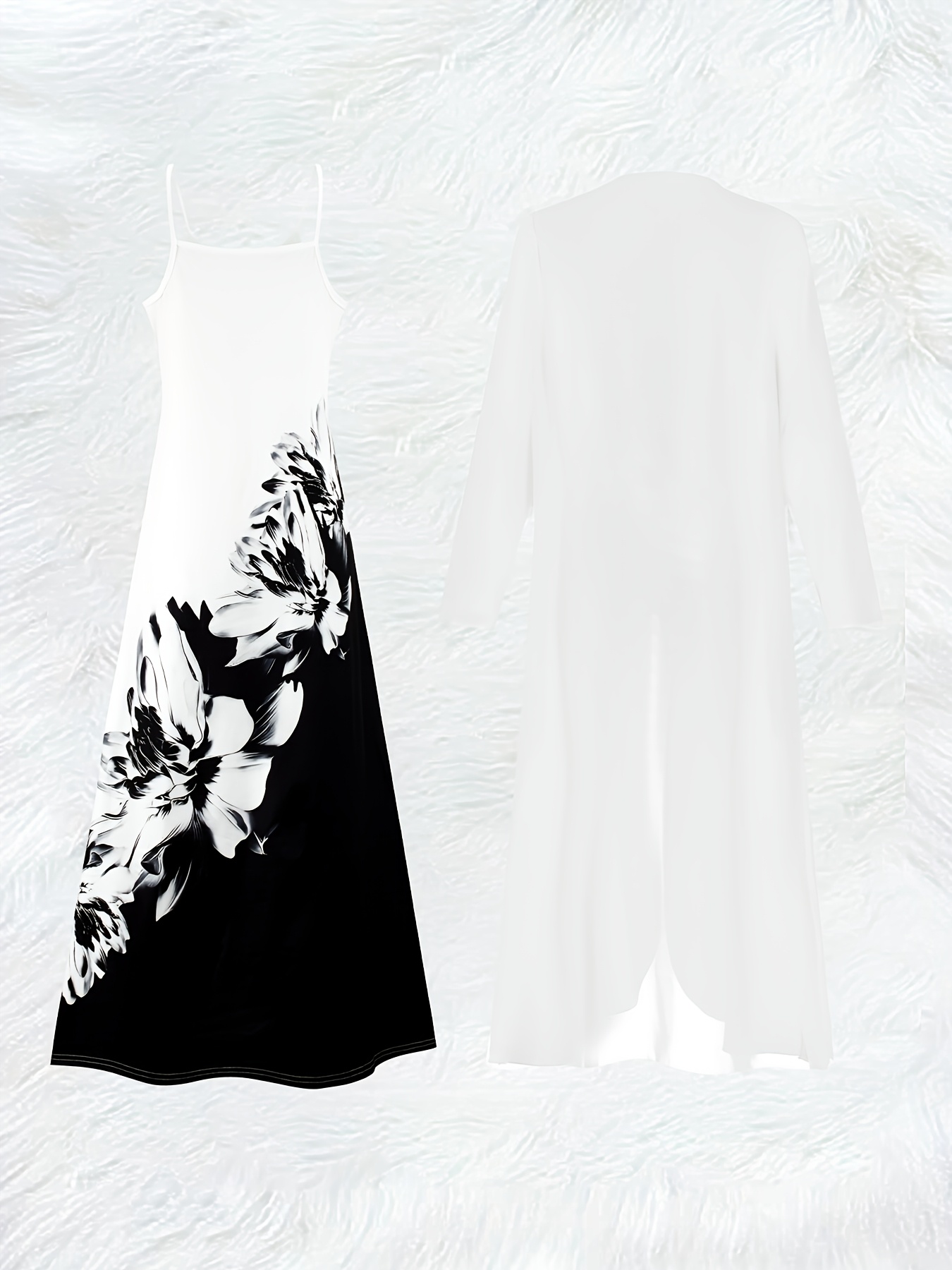 Günlük Siyah Beyaz Çiçek Desen - Romper Floral Print incelemesi ve fiyatı