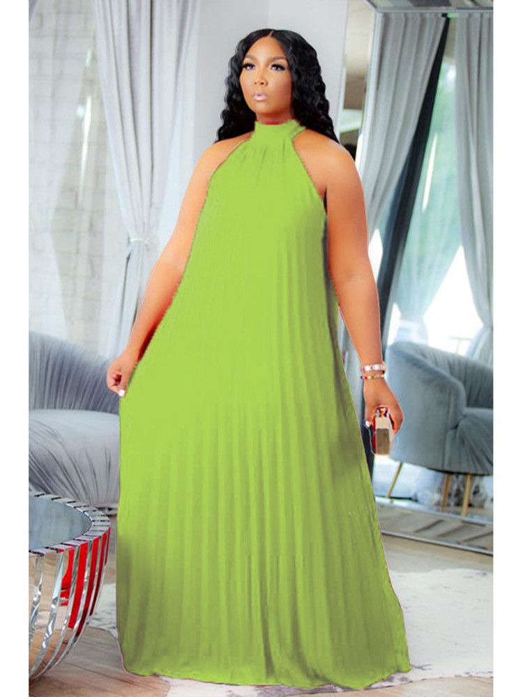 Wmstar artı boyutu kadınlar uz - Maxi Dress Halter incelemesi ve fiyatı