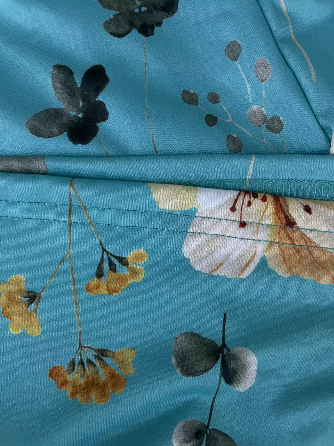 Büyük Beden Allover Baskı Cami - Romper Floral Print incelemesi ve fiyatı